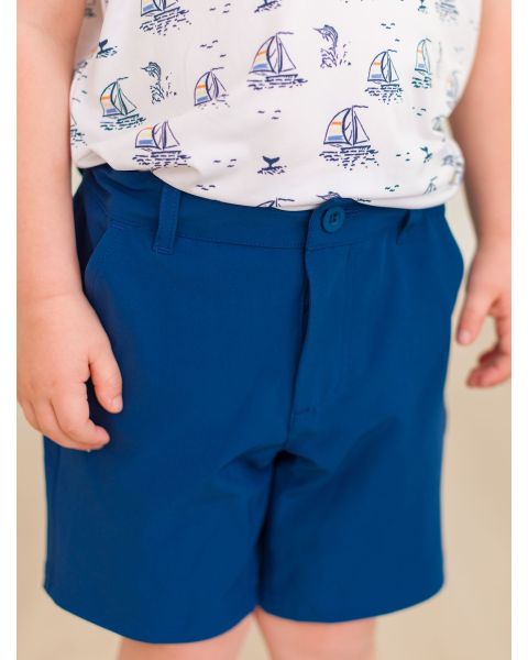 Navy Hybrid Shorts