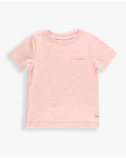Pale Pink Short Sleeve Pocket Tee