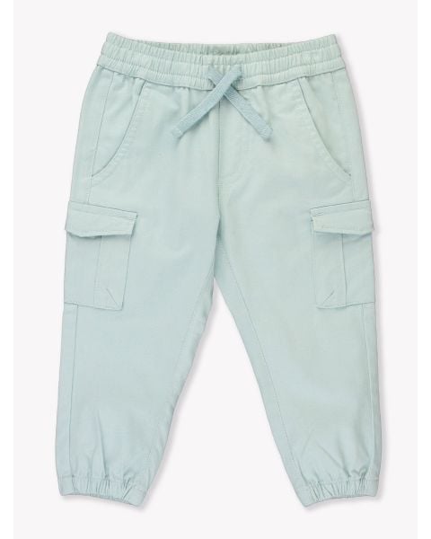 Cloud Blue Slim Cargo Joggers
