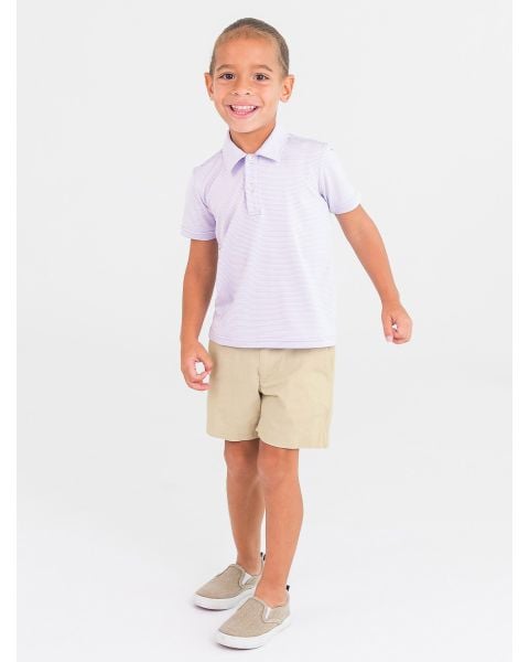 Khaki Stretch Chino Shorts