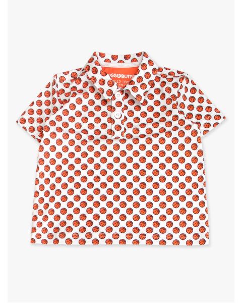 Basketball Madness Knit Short Sleeve Performance Polo