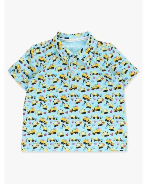 Tiny Loads of Love Knit Short Sleeve Performance Polo