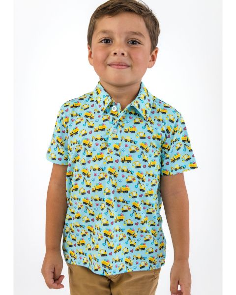 Tiny Loads of Love Knit Short Sleeve Performance Polo