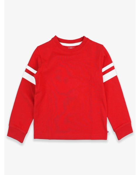 Red Racing Stripe Long Sleeve Shirt