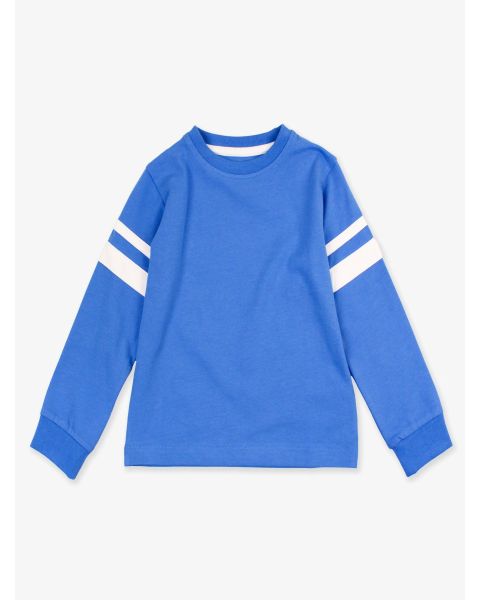 Sonic Blue Racing Stripe Long Sleeve Shirt
