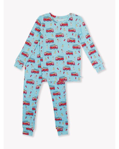 Paws To The Rescue Long Sleeve Pajama Set, Bamboo Viscose
