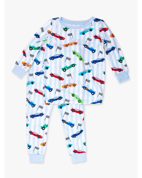 Let's Roll Long Sleeve Pajama Set, Bamboo Viscose