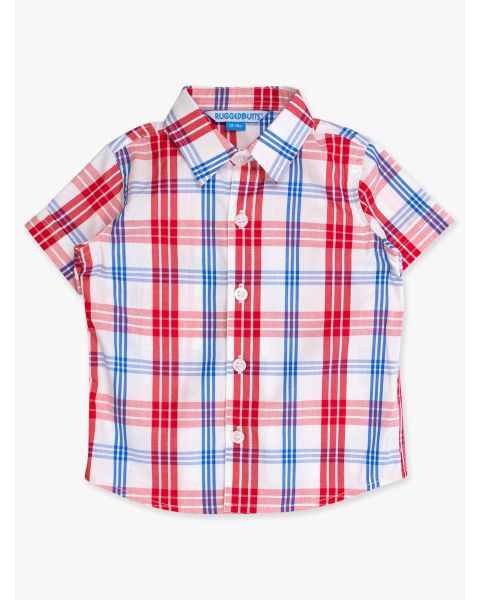 Lincoln Plaid Short Sleeve Button Down Shirt