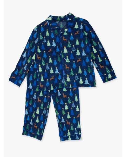 Merry Blue Pines Boys Pajama Set
