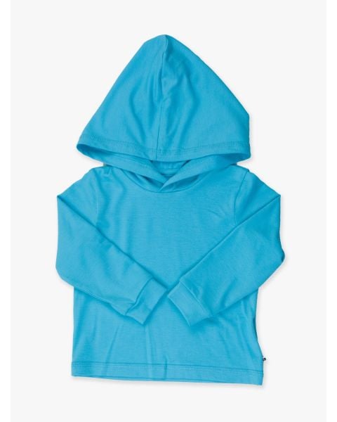 Bright Aqua Sun Protective Hooded Shirt