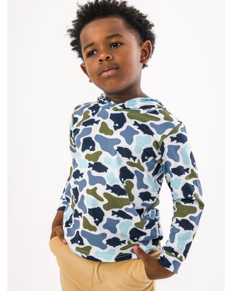 Camo Catch Performance Hooded Shirt
