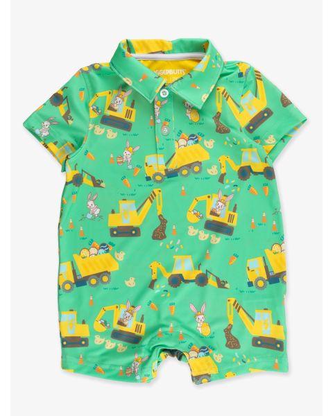 Bunny Builders Performance Polo Romper