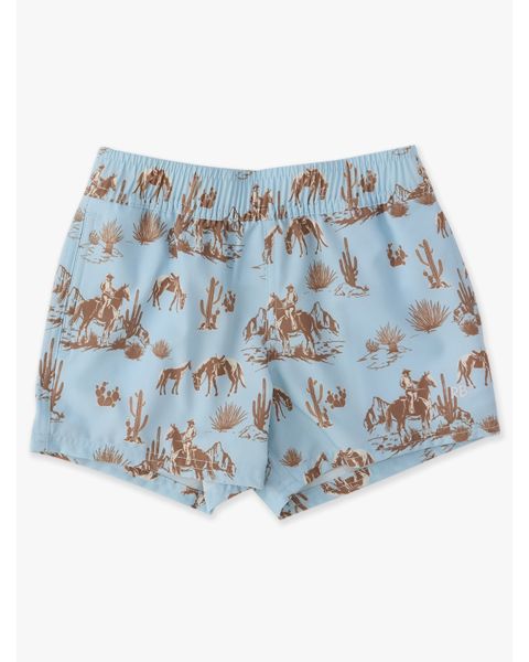 Blue Trail Toile Performance Court Short