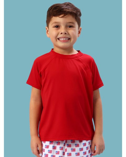 Red Short Sleeve Performance T-Shirt