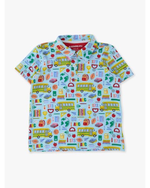 Classroom Crew Knit Short Sleeve Performance Polo