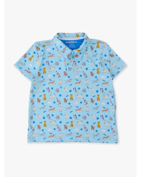 Tiny Puppy Playtime Knit Short Sleeve Performance Polo