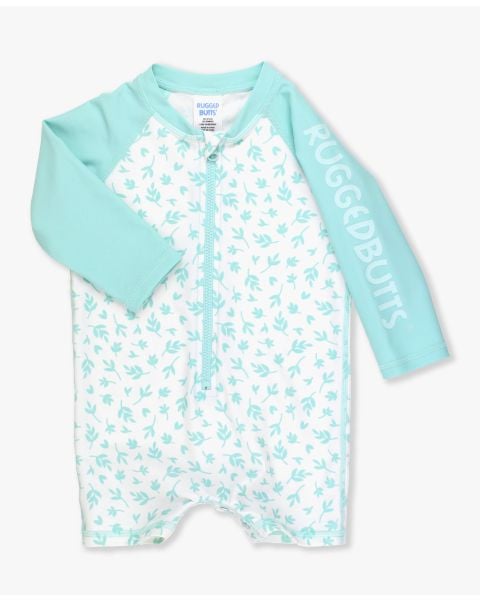 Whimsical Charm Boys' Logo Long Sleeve One Piece Rash Guard