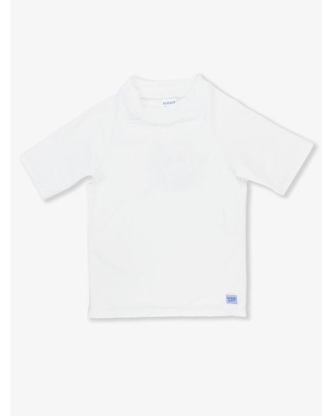 White Short Sleeve Rash Guard