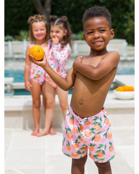 Orange You The Sweetest Swim Trunks