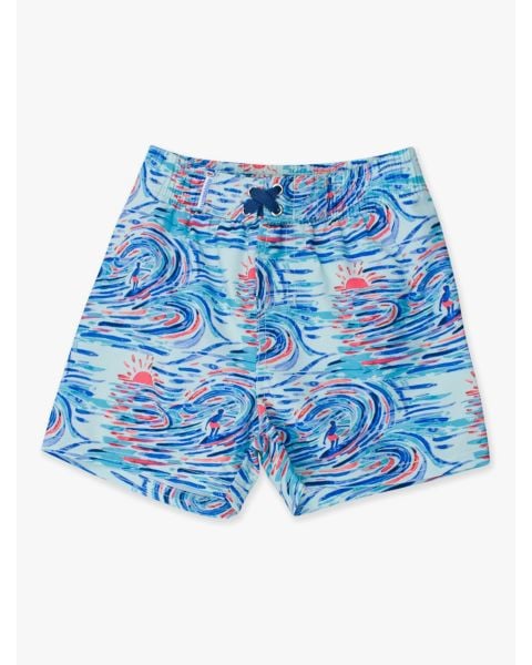 Seaside Surfer Swim Trunks