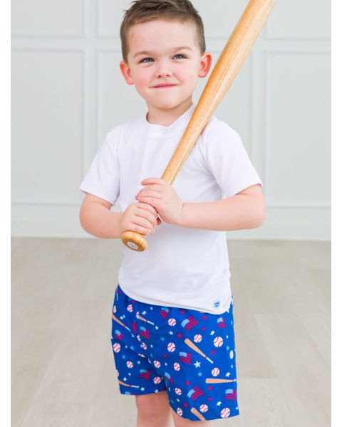 Play Ball Swim Trunks