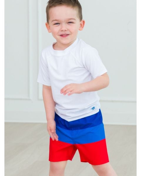 Liberty Color Block Swim Trunks