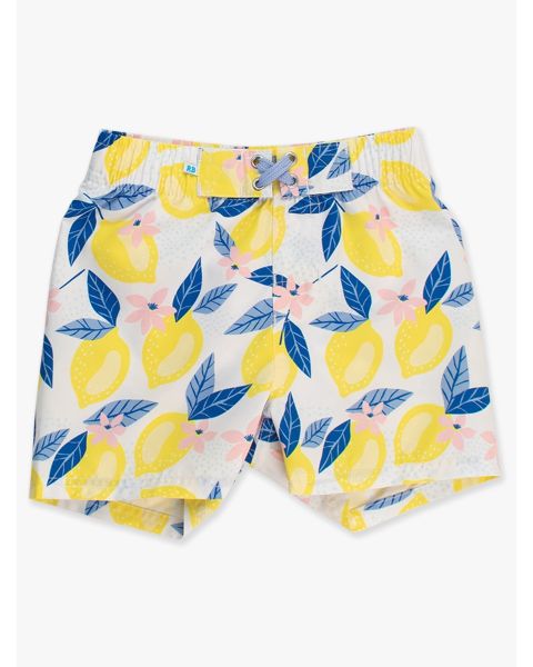 Lemon Capri Swim Trunks