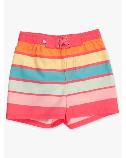 Ice Cream Stripe Swim Trunks