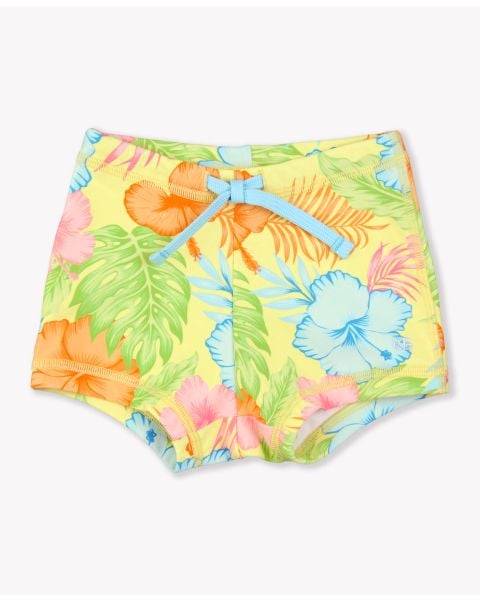 Happy Hula Shortie Swim Trunks