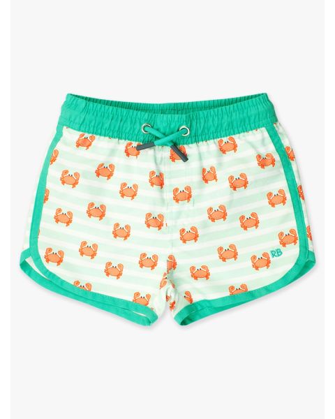 Crabby Cove Dolphin Hem Swim Trunks
