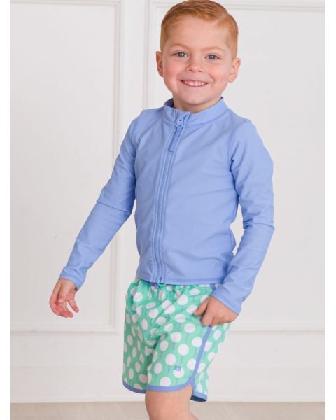 Tee Time Dolphin Hem Swim Trunks