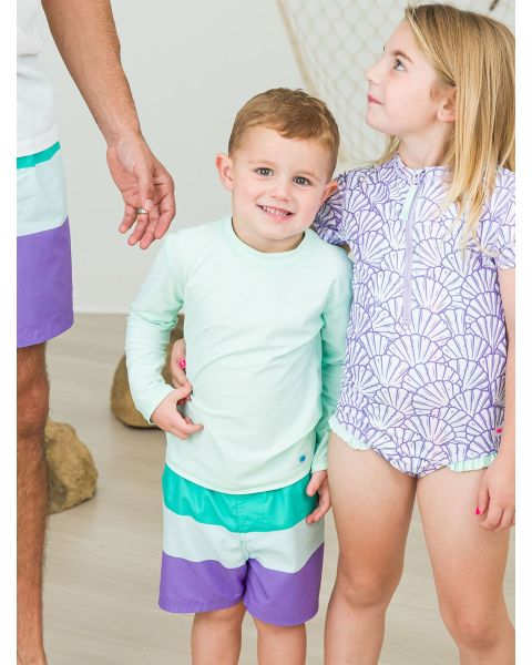 Mint Long Sleeve Rash Guard