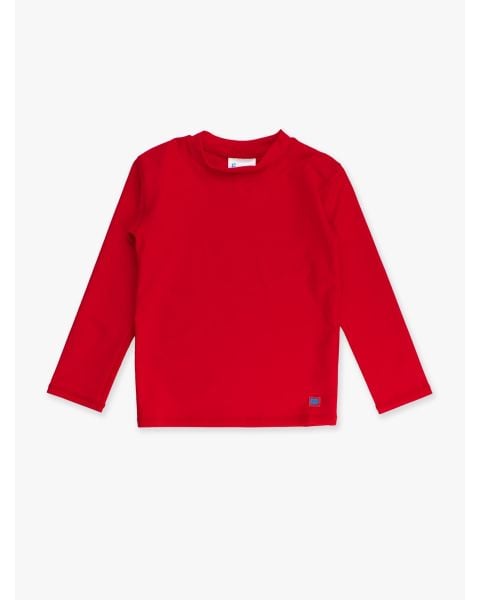 Vintage Red Long Sleeve Rash Guard