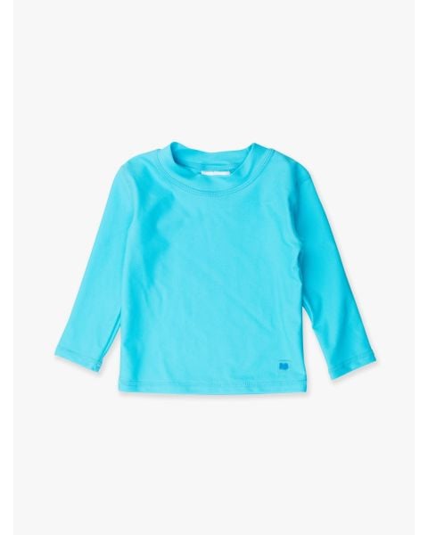 Bright Aqua Long Sleeve Rash Guard