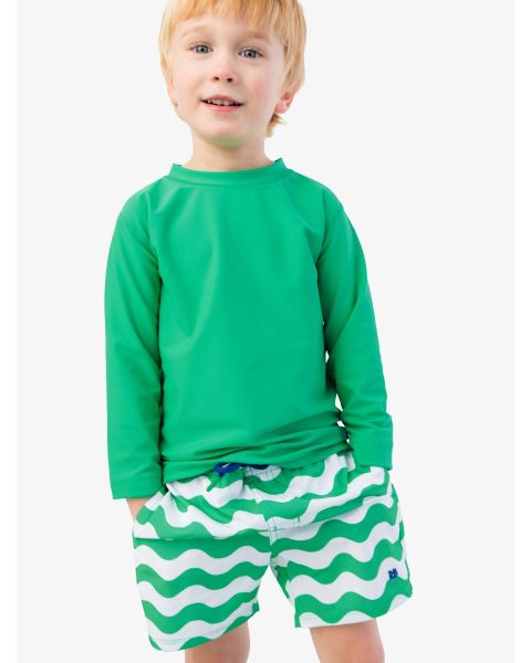 Bright Green Long Sleeve Rash Guard