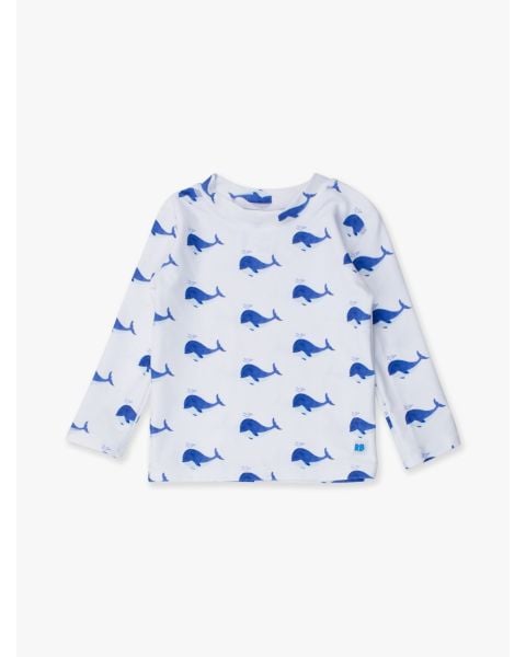 Whale Friends Long Sleeve Rash Guard