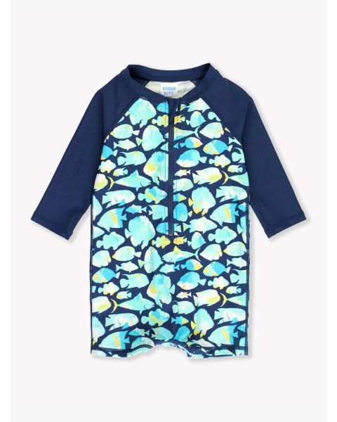 Fish Friends Long Sleeve One Piece Rash Guard