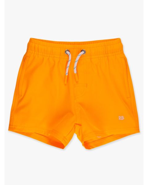 Neon Orange Performance Hybrid Swim Trunks