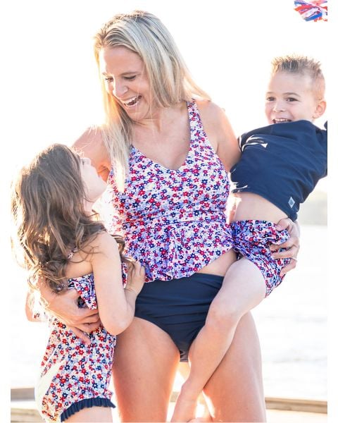 Navy Women's Swim Bottoms