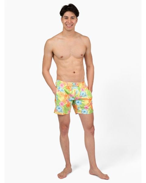 Happy Hula Men's Swim Trunks
