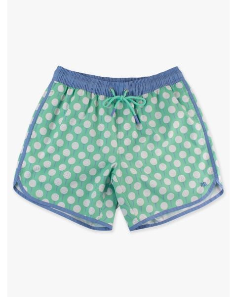 Tee Time Men's Dolphin Hem Swim Trunks