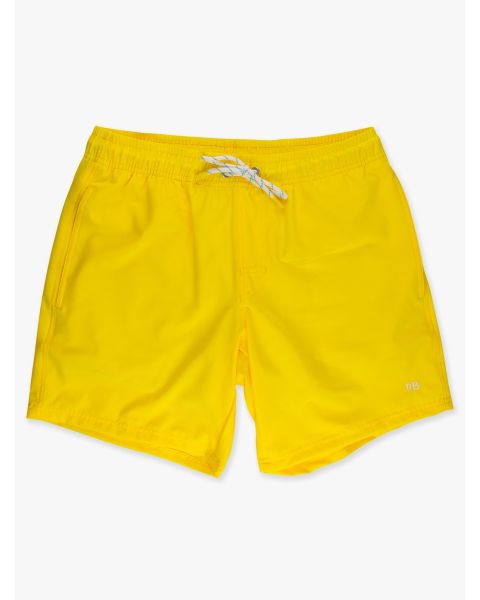 Neon Yellow Men's Performance Hybrid Swim Trunks