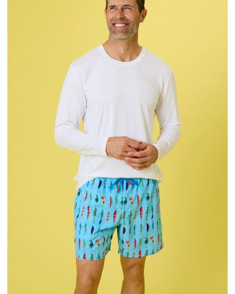 Gone Fishin Men's Performance Hybrid Swim Trunks