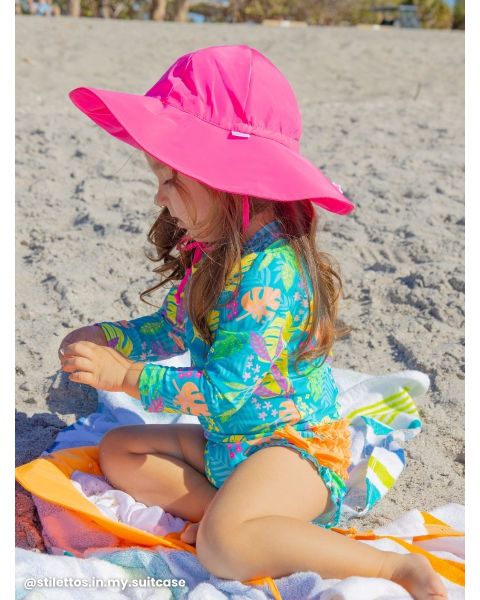 Neon Magenta Sun Protective Hat
