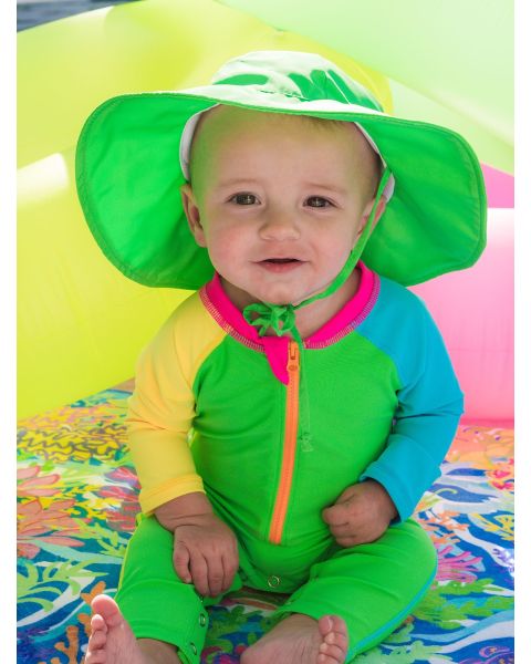 Neon Lime Sun Protective Hat