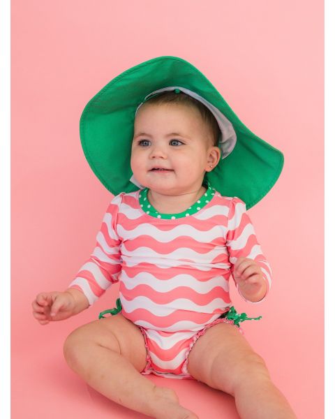 Bright Green Sun Protective Hat