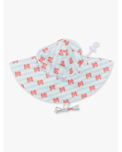Crabby Cove Printed Sun Protective Hat