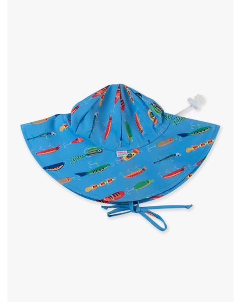 Gone Fishin Printed Sun Protective Hat