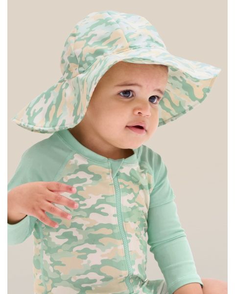 Sage Trail Camo Printed Sun Protective Hat