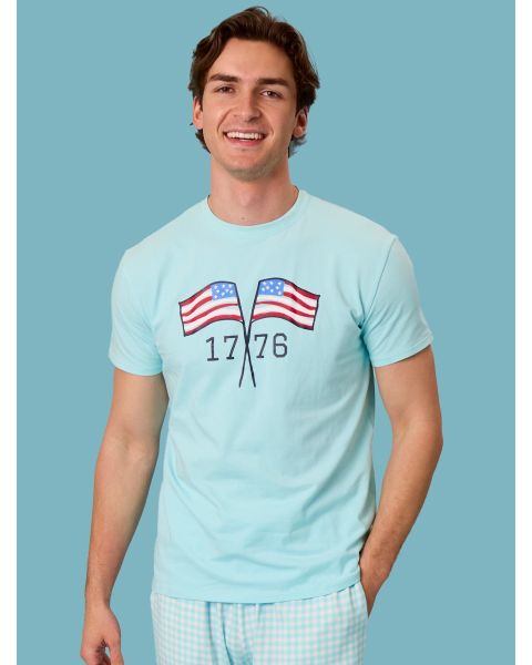 1776 Flag Adult Short Sleeve Graphic Tee